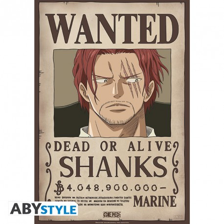 One Piece - Poster Wanted Shanks