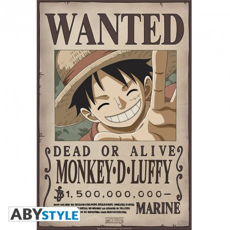 One Piece - Poster Wanted Luffy