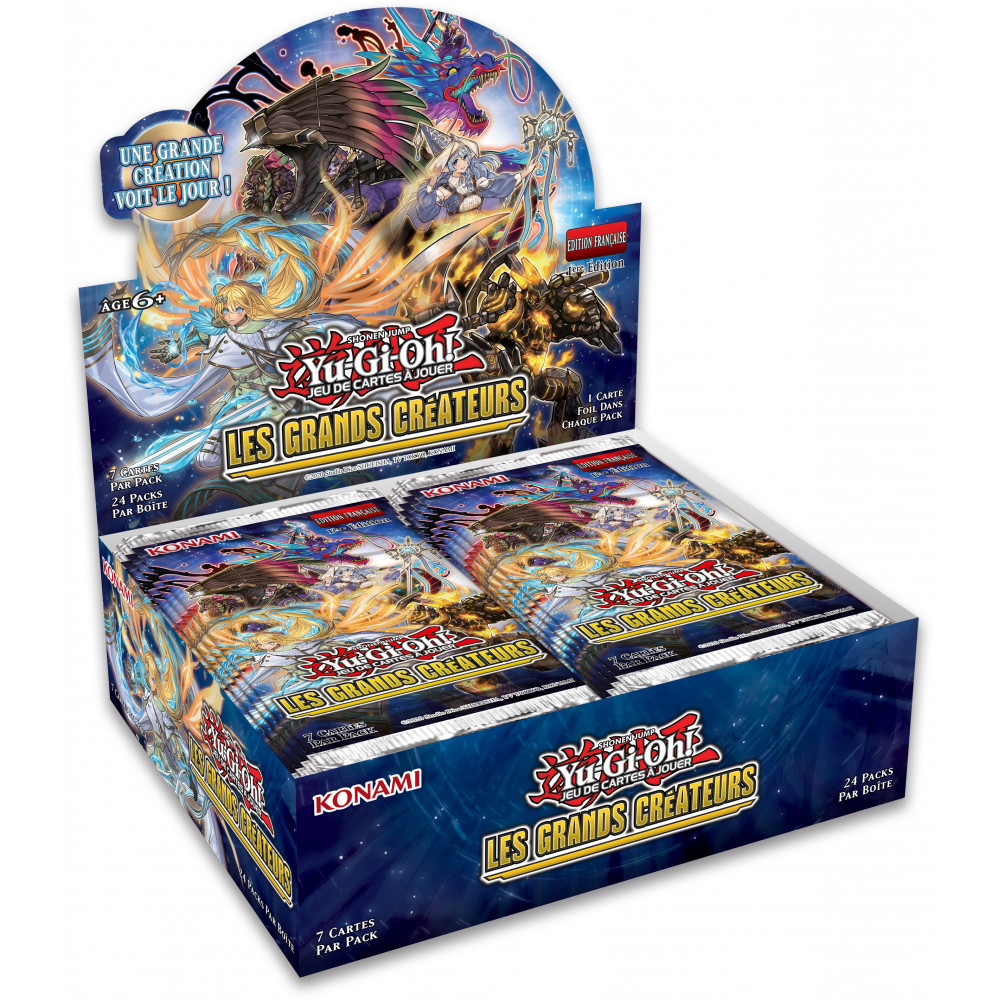 YU-GI-OH ! Les Grands Créateurs - Display Boite de Boosters de 24 Boosters - FR