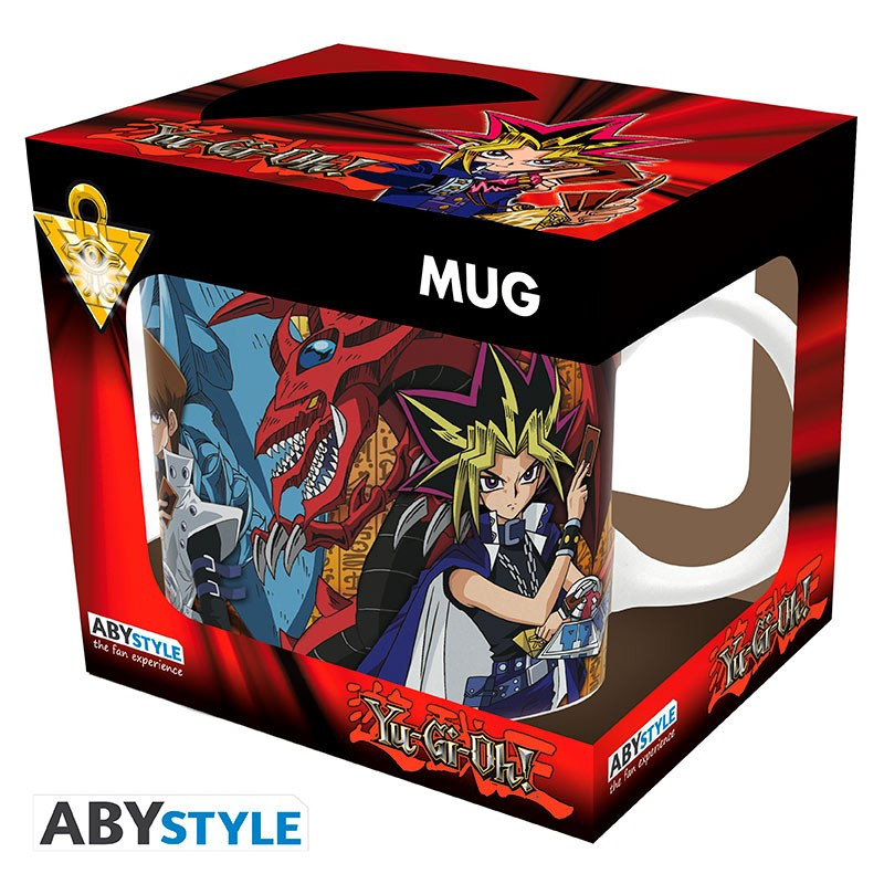 YU-GI-OH! - Mug - 320 ml - Dieux Egyptiens Yugi/Kaiba/Marek