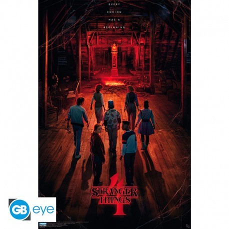 STRANGER THINGS S4 - Poster «Teaser Maison Creel» rouléfilmé (91.5x61)