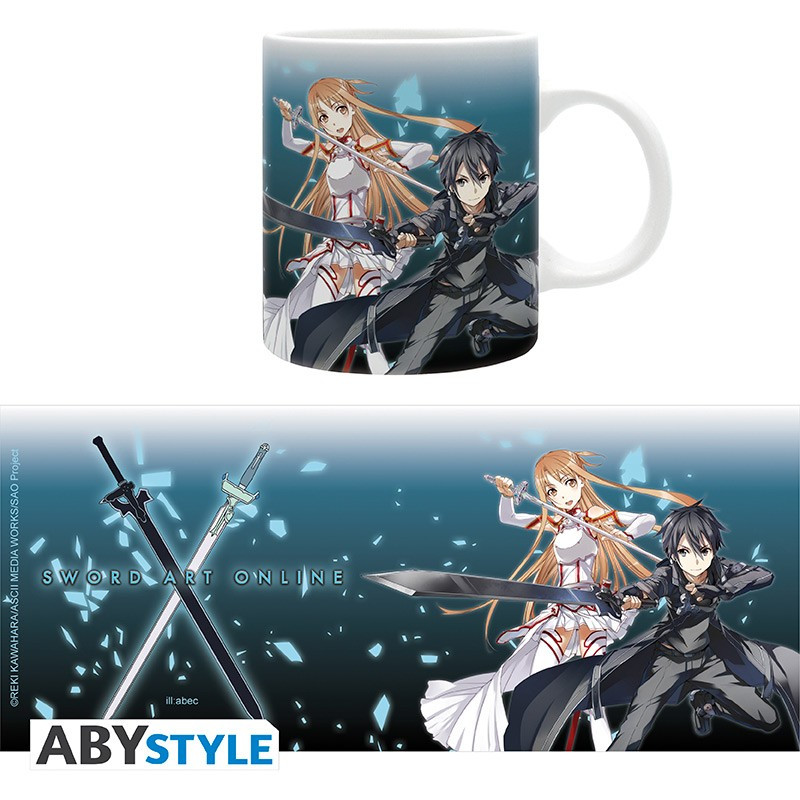 SWORD ART ONLINE - Mug - 320 ml - Asuna & Kirito