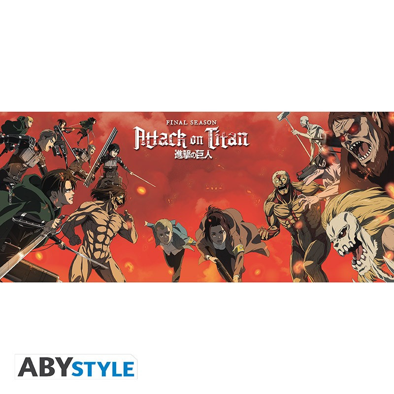 ATTACK ON TITAN - Mug - 320 ml - Scène de bataille