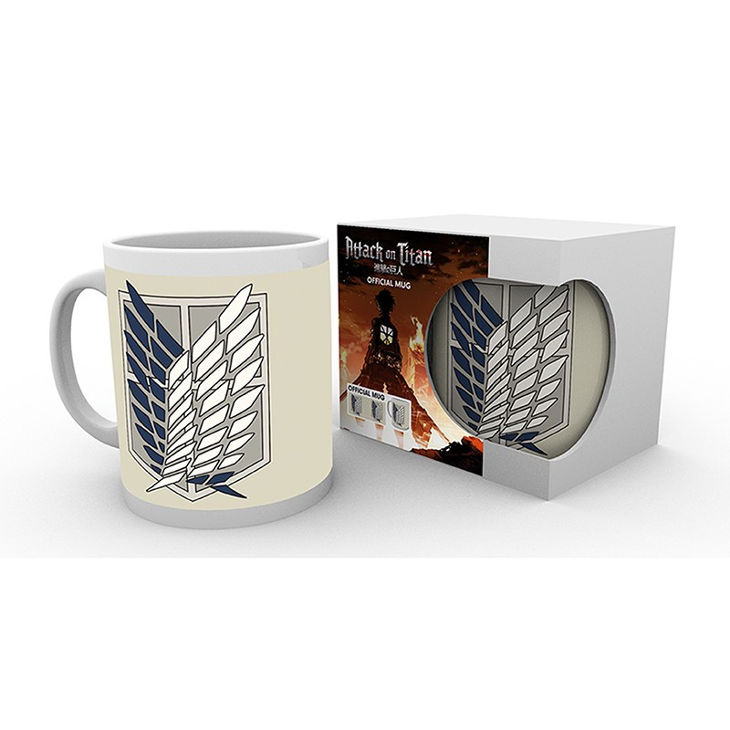 ATTACK ON TITAN - Mug - 320 ml - Badge