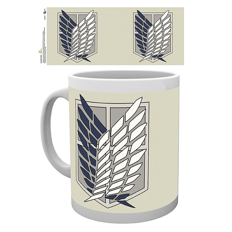 ATTACK ON TITAN - Mug - 320 ml - Badge