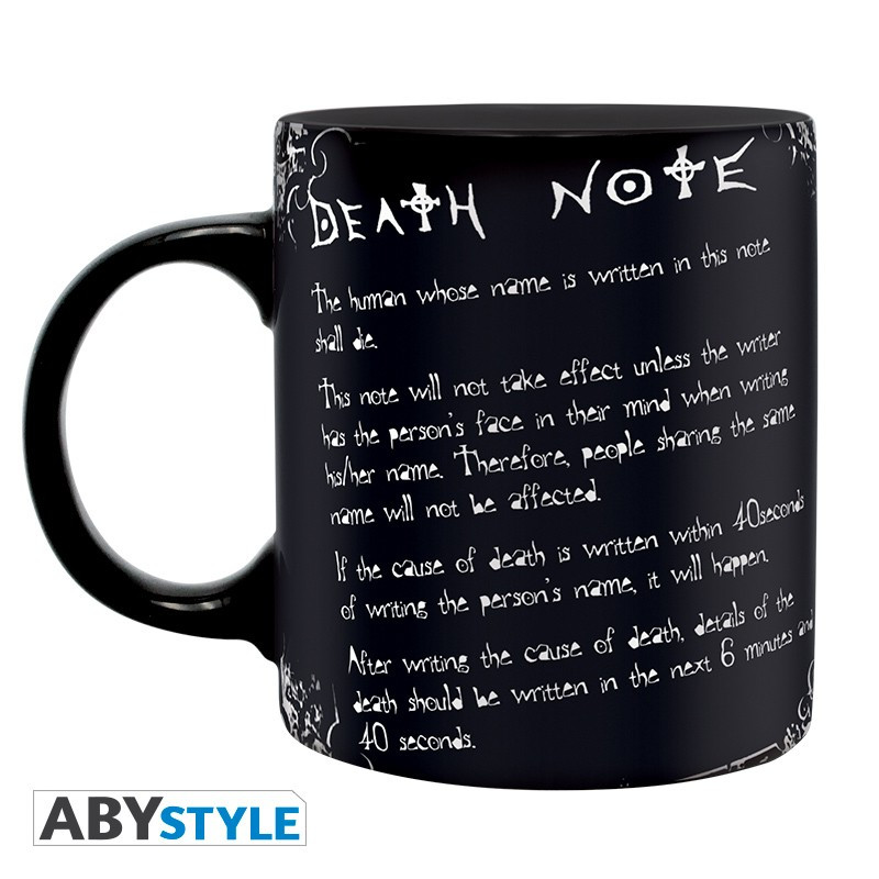 DEATH NOTE - Mug - 320 ml - L & règles