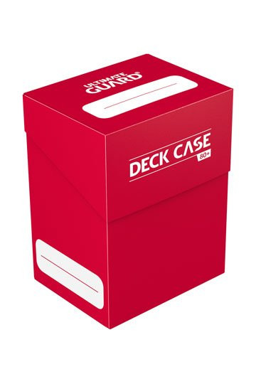 Ultimate Guard boîte pour cartes Deck Case 80+ taille standard Rouge