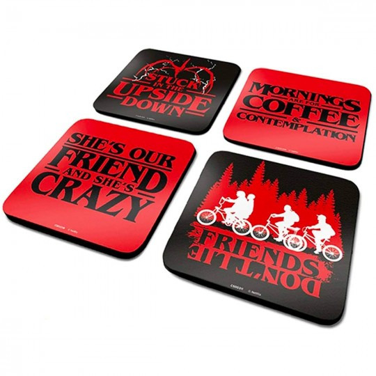 STRANGER THINGS - Sous Verres set 4