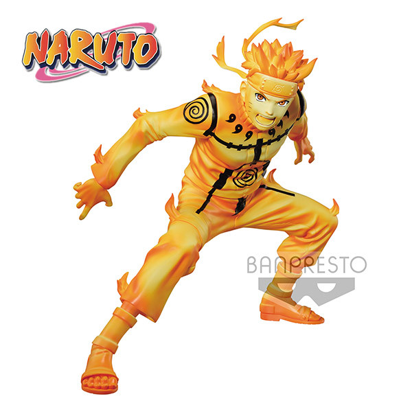 Naruto Shippuden - Figurine Naruto Uzumaki III "  Manteau Kyubi Rikudo " Vibration Stars