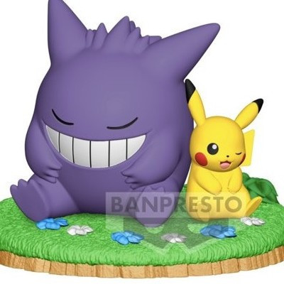 Pokemon - Figurine Pikachu & Ectoplasma