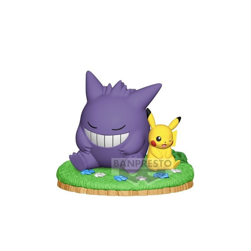 Pokemon - Figurine Pikachu & Ectoplasma